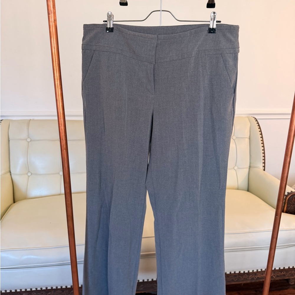 7th Avenue Women's Gray Wide Leg Pants